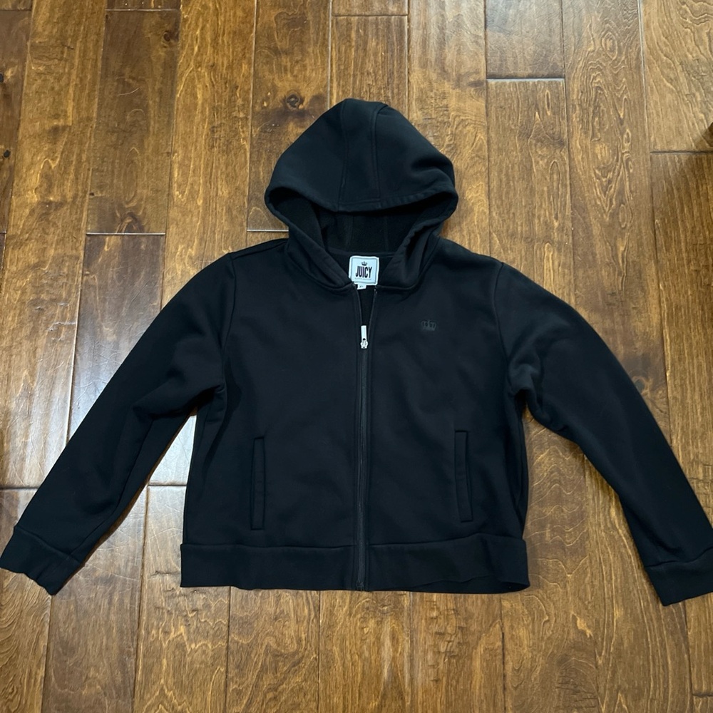Juicy Couture Kids Black Zip-Up Hoodie